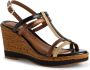 Tamaris 1-28302-44 098 Sandaal zwart goud - Thumbnail 1