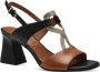 Tamaris 1-28379-42 Sandaal zwart cognac - Thumbnail 1