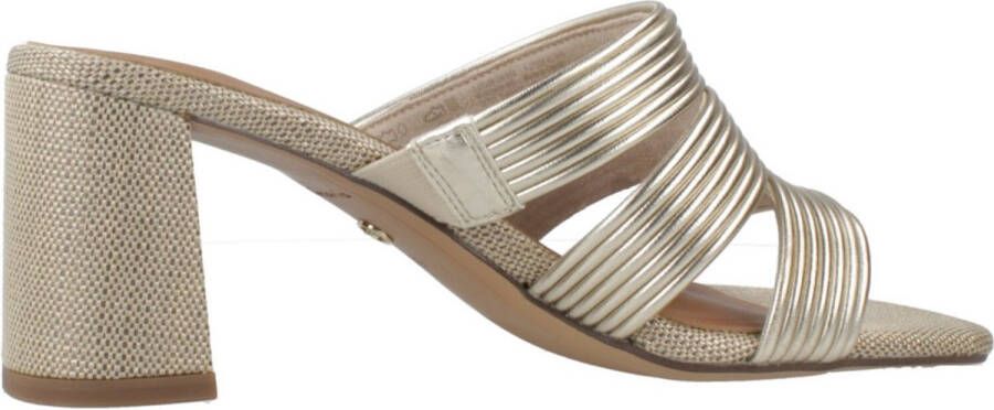 Tamaris Elegante Metallic Gouden Muil Hakken Multicolor Dames