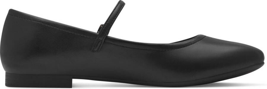 Tamaris ballerina 1-22122-42 020 leer M2212242 zwart mat