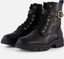 Tamaris Hoge veterschoenen met decoratief bandje in reptielenpatroon en gesp - Thumbnail 2