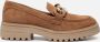 Tamaris Bruine Leren Loafers voor Dames Brown Dames - Thumbnail 1