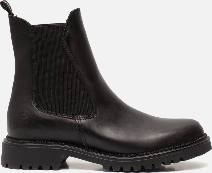 Tamaris dames Chelsea boot leren laarzen enkellaarzen dames zwart M2542741