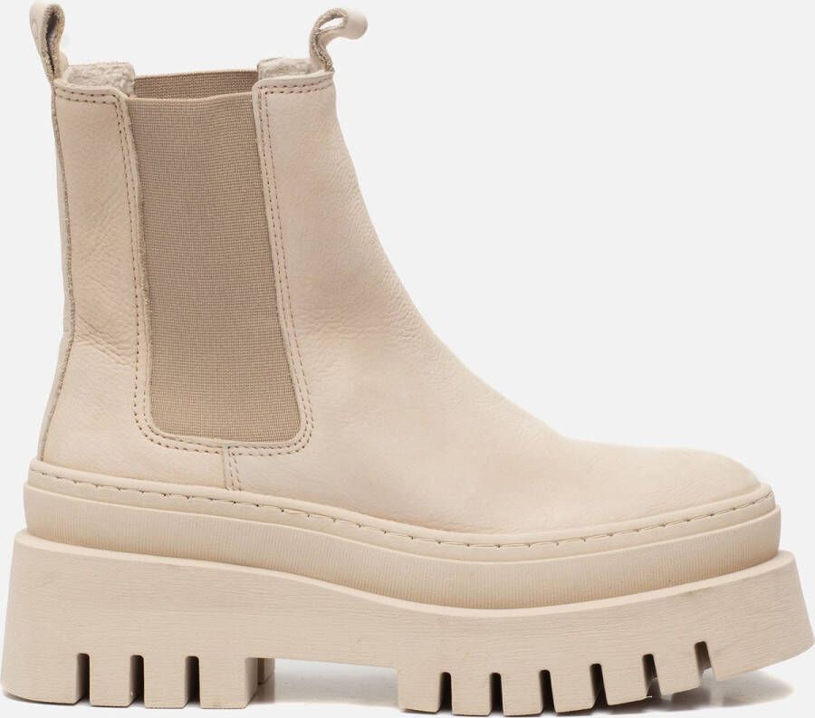 Tamaris Beige Gesloten Booties voor Vrouwen Beige Dames