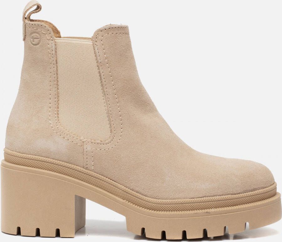 Tamaris Chelsea boots Beige Leer 182121 Dames