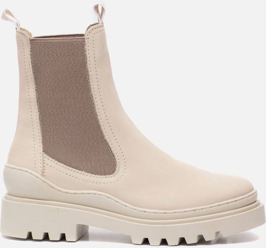 Tamaris Chelsea boots beige Leer