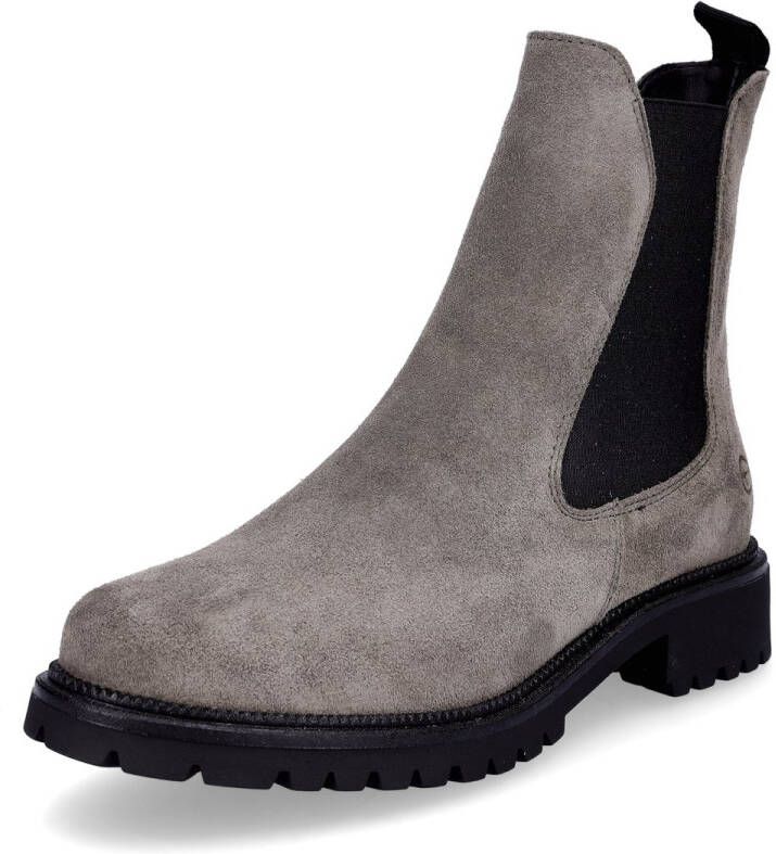 Tamaris Comfortabele Zwarte Chelsea Boot met Uitneembaar Voetbed Black Dames