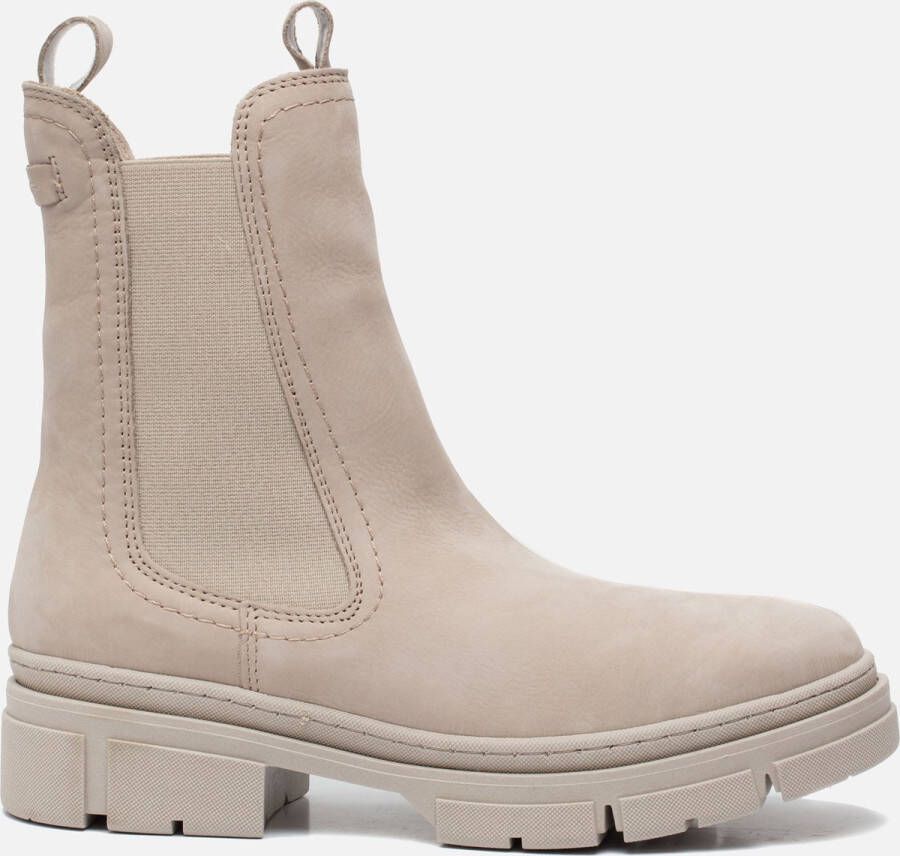 Tamaris Chelsea boots taupe Leer 182108 Dames