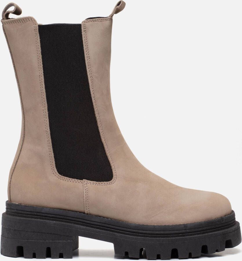 Tamaris Chelsea boots taupe Leer 192421 Dames