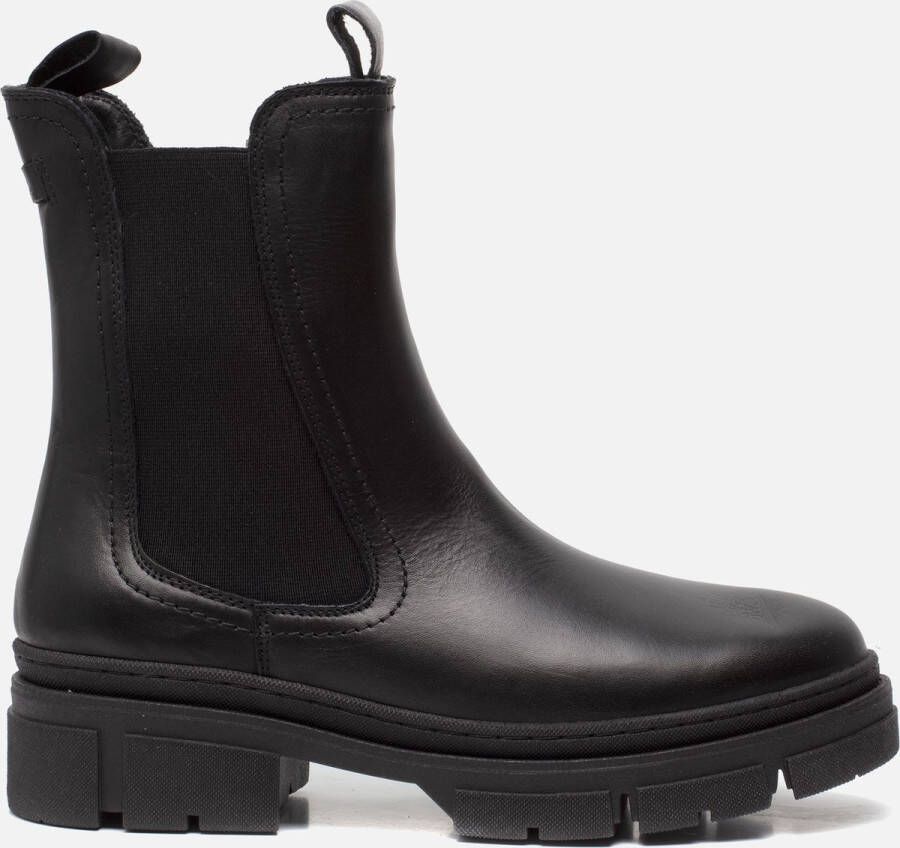 Tamaris Zwarte gesloten booties voor dames Black Dames