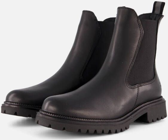 Tamaris Chelsea boots zwart Leer Dames