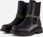 Tamaris Chelsea-boots blokhak enkellaars versierd met fonkelende banden - Thumbnail 1