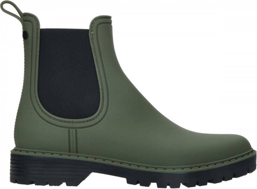 Tamaris Chelsea boots groen Synthetisch 182331 Dames