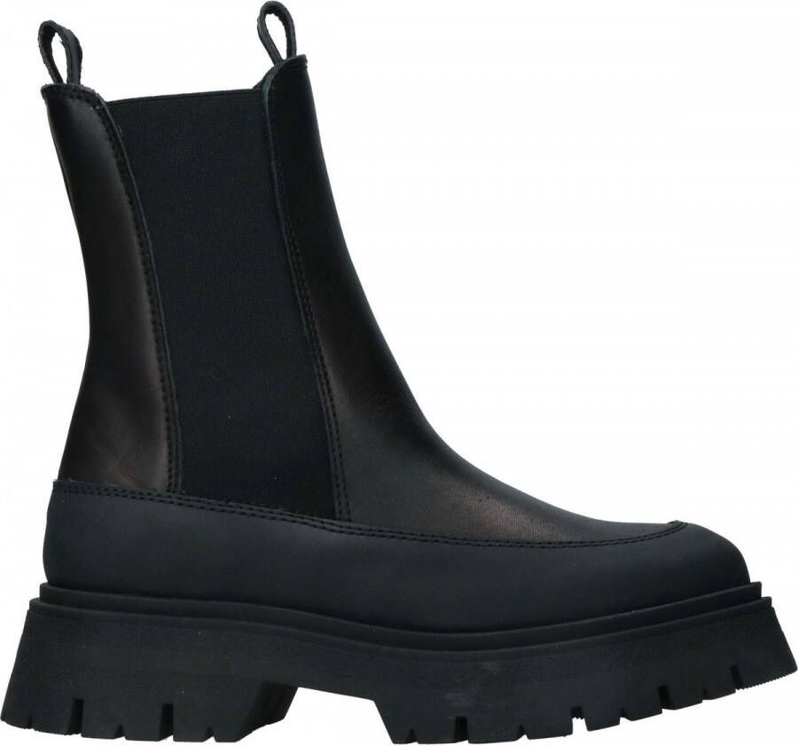 Tamaris Zwarte gesloten booties voor dames Black Dames