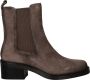 Tamaris Stijlvolle Chelsea Boots in Taupe Beige - Thumbnail 1