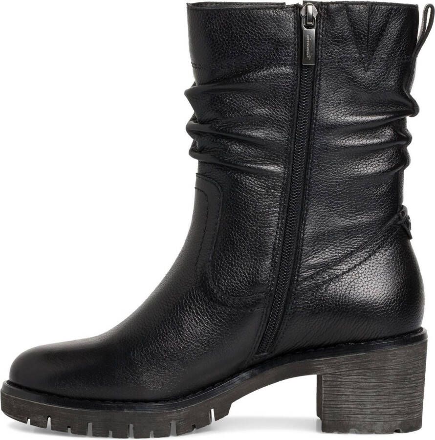 Tamaris COMFORT Winterlaarsjes met plooien in slouchy look tex-uitrusting