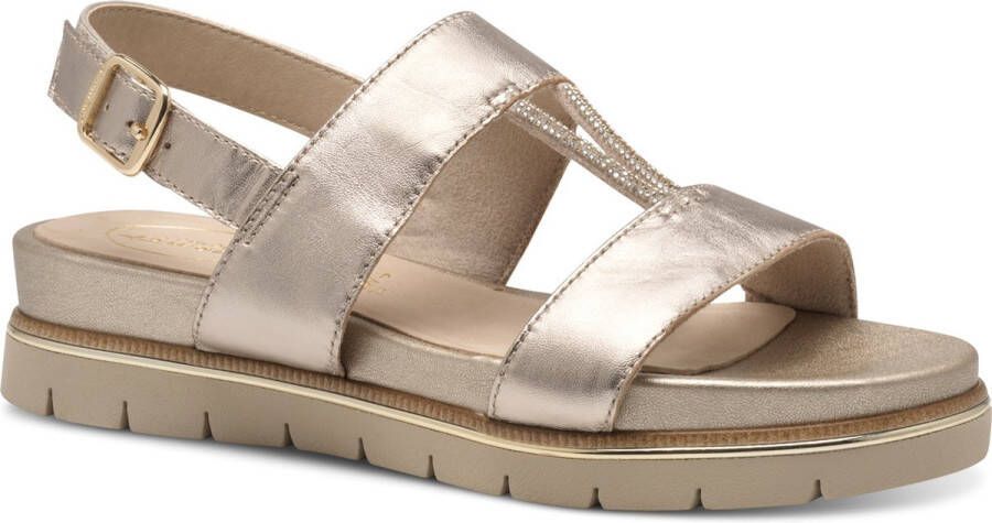 Tamaris COMFORT Essentials Dames Sandalen LT GOLD