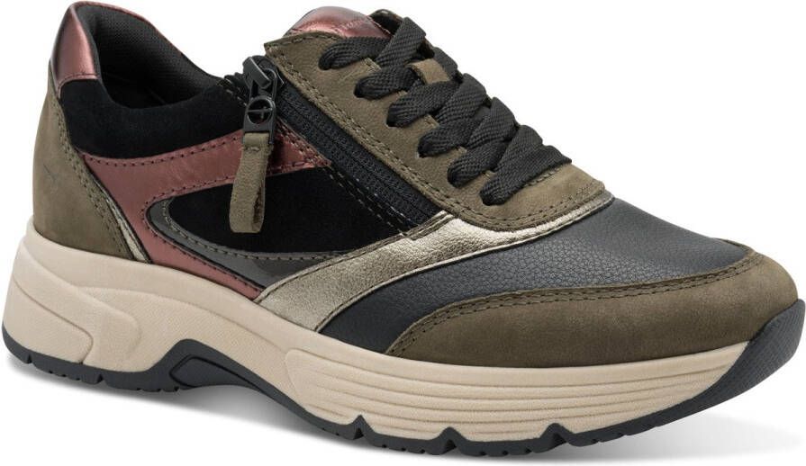 Tamaris COMFORT Essentials Dames Sneakers Olijf