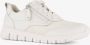 Tamaris Comfort leren dames sneakers wit Uitneembare zool - Thumbnail 3