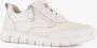 Tamaris Comfort leren dames sneakers wit Uitneembare zool - Thumbnail 1
