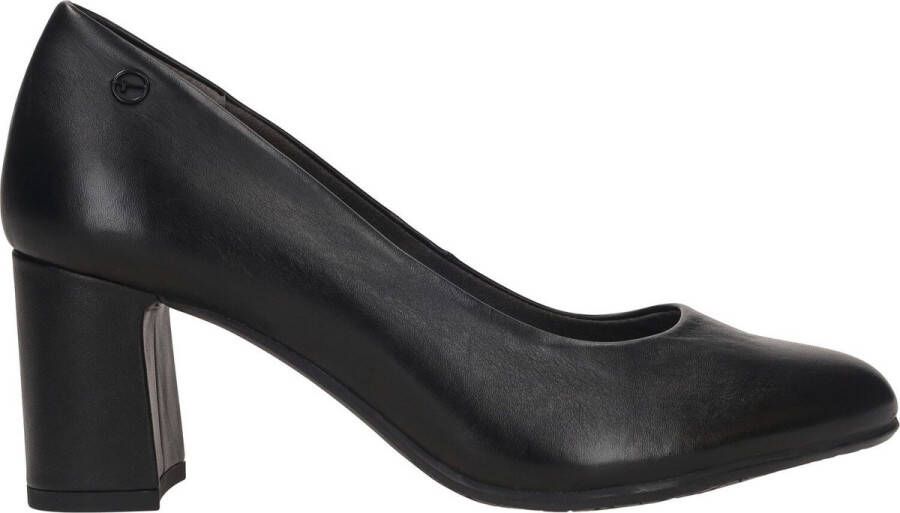 Tamaris Comfortabele Zwarte Pump met Uitneembare Leren Binnenzool Black Dames