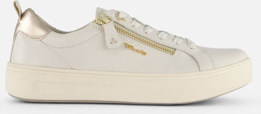 Tamaris Comfort Sneakers wit Leer Dames