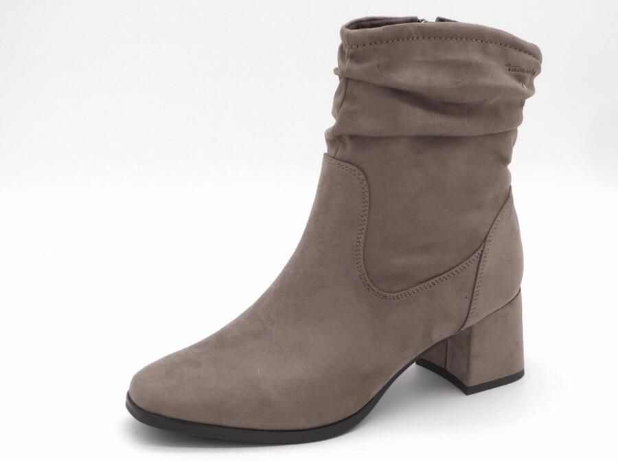 TAMARIS WIDE FIT Tamaris Comfort Dames Enkellaars 85301-200 Taupe Wijdte H