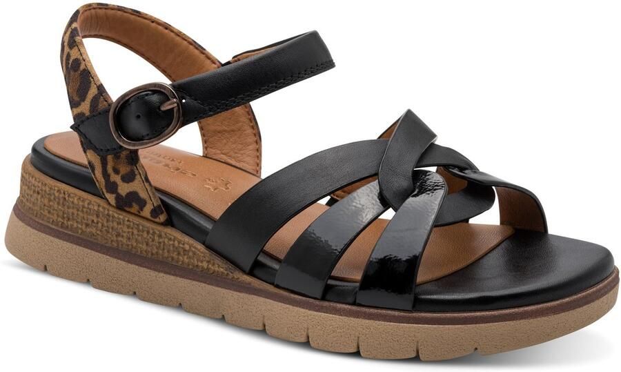 Tamaris COMFORT Essentials Dames Sandalen ZWART COMBI