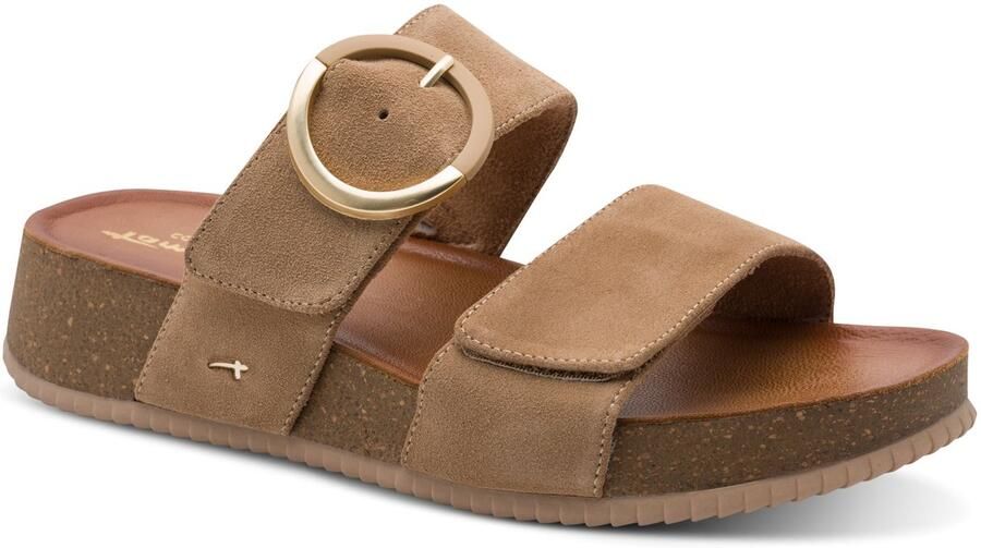 Tamaris COMFORT Essentials Dames Slippers CAMEL SUEDE