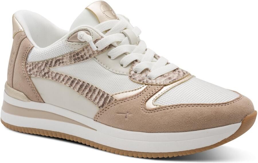Tamaris COMFORT Essentials Dames Sneakers BEIGE COMBI