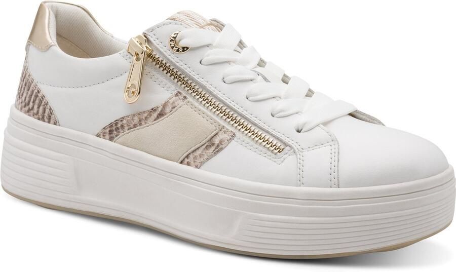 Tamaris COMFORT Essentials Dames Sneakers WIT SNAKE
