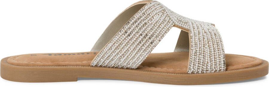 Tamaris Sleehaksandaaltjes zomerschoen sandaal sleehak met jute-beslag smalle vorm
