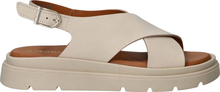 Tamaris Core Dames Sandalen IVORY NUBUC