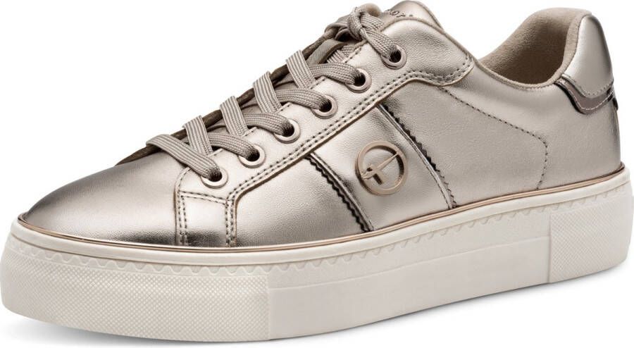 XSENSIBLE Lage Sneakers Dames Milau Maat: 42 Materiaal: Leer Kleur: Goud
