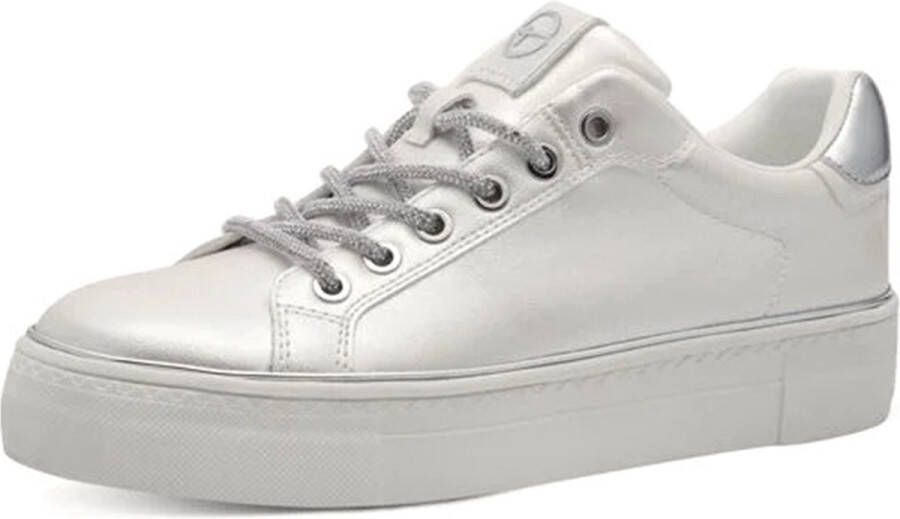 Tamaris Sneakers zilver Synthetisch Dames