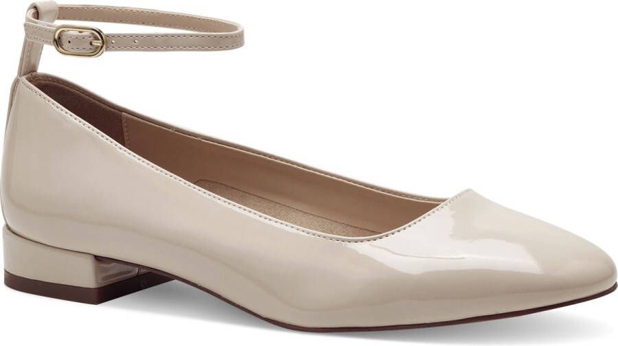 Tamaris Ballerina's Riemchen pumps flats platte schoenen in veganistische uitvoering