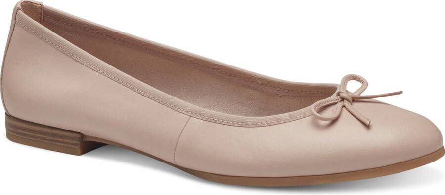 Tamaris Ballerina's Feestelijke schoen trouwschoen flats met mooie metallic glans