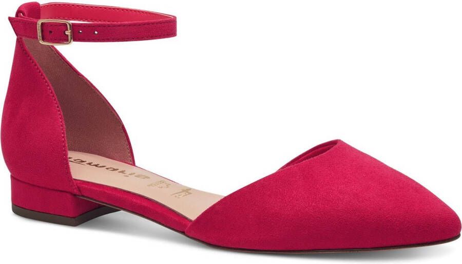 Tamaris Ballerina's met riempje blokhak sandaal avondschoen met verstelbaar bandje