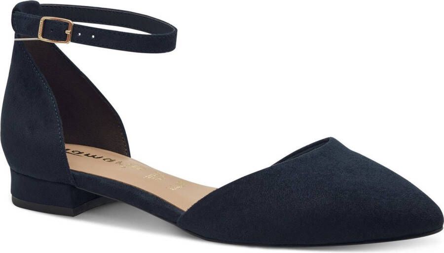 Tamaris Ballerina's met riempje blokhak sandaal avondschoen met verstelbaar bandje