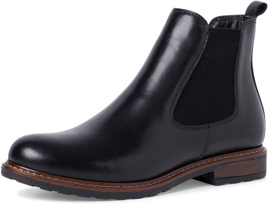 Tamaris Chelsea-boots blokhak businessschoen comfortabele schoen klassieke look smalle vorm - Foto 1