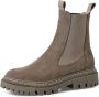 Tamaris dames chelsea boot 1-25491-41 200 leren laarzen enkellaars vrouwen leer M2549141 grijs - Thumbnail 1