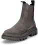 Tamaris dames chelsea boot leren laarzen enkellaars vrouwen leer M2549141 grijs - Thumbnail 1