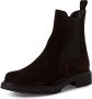 Tamaris dames Chelsea boot leren laarzen enkellaarzen dames M2542741 donkerbruin - Thumbnail 1
