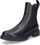 Tamaris dames Chelsea boot leren laarzen enkellaarzen dames M2542741 zwart croco - Thumbnail 1