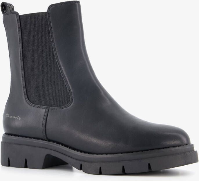 Tamaris dames Chelsea boots zwart
