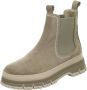 Tamaris dames Chelsea-laars 1-25491-41 341 leren laarsjes enkellaarsjes dames leer M2580845 Taupe - Thumbnail 3