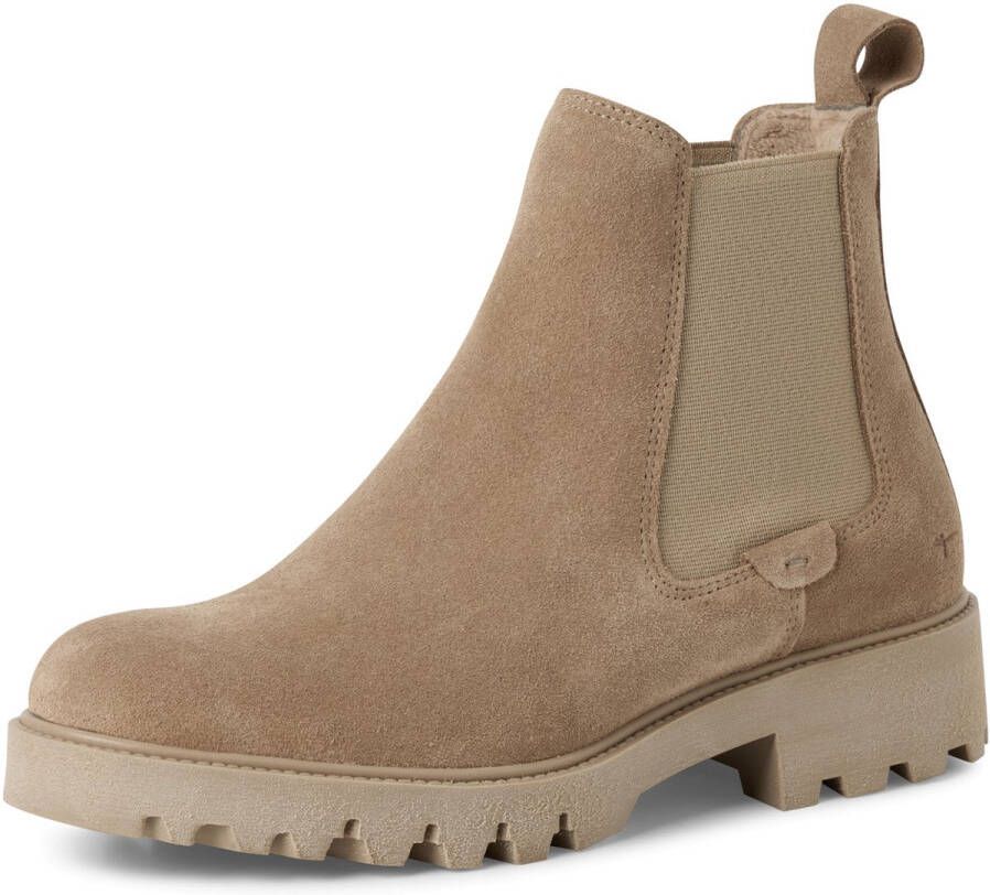 Tamaris dames Chelsea-laars leren 1-25448-45 400 vrouwen Beige M2544845