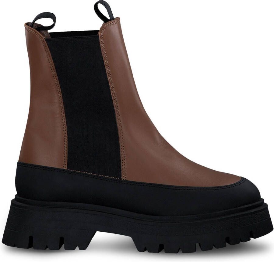 Tamaris Bruine Gesloten Booties voor Dames Brown Dames