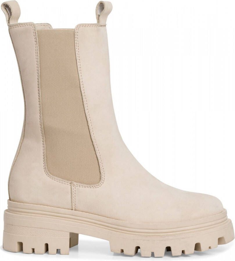 Tamaris Beige Casual Gesloten Enkellaarzen Beige Dames