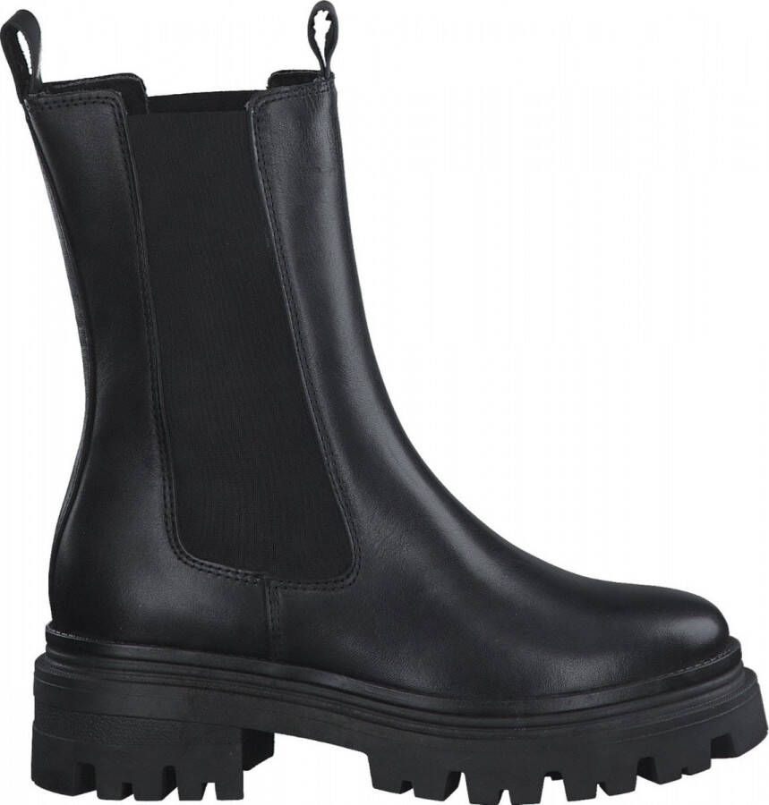 Tamaris Chelsea boots Zwart Leer 182401 Dames